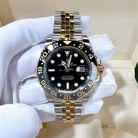 rolex gmt-master ii two-tone watch